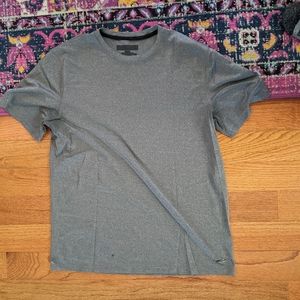 Tagless Athletic Shirt Sleeve Gray Tshirt Unisex Men's Size M